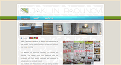 Desktop Screenshot of jaklinpaounovwooddesign.com